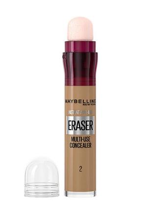 Консилер для лица maybelline new york instant eraser multi-use concealer 02 nude, 6.8 мл