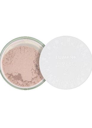 Рассыпчатая пудра для лица lumene sheer finish loose vegan powder, 8 г