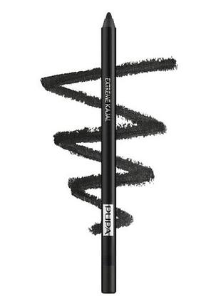 Олівець для очей pupa extreme kajal 001 - extreme black, 1.6г