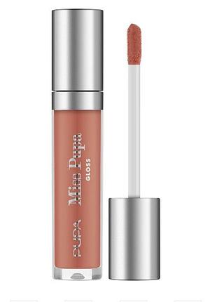 Блеск для губ pupa miss pupa gloss 405 - blush nude, 5 мл