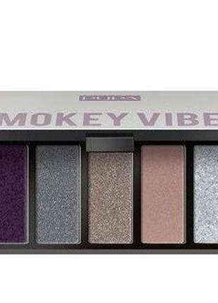 Палетка тіней для повік pupa make up stories compact 02 smokey vibes, 13.3 г