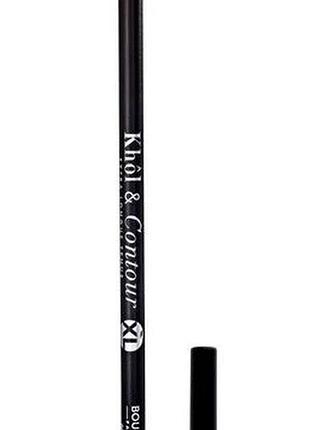Карандаш для глаз bourjois khol&contour xl 001 noir-issime, 1.65 г