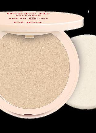 Тональна основа кушон pupa wonder me defender spf 50 001 porcelain, 8.5г