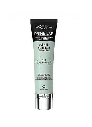 Праймер для обличчя l'oreal prime lab 24h redness eraser, 30 мл
