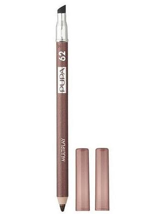 Олівець для очей pupa multiplay eye pencil з аплікатором 62 golden brown, 1.2 г