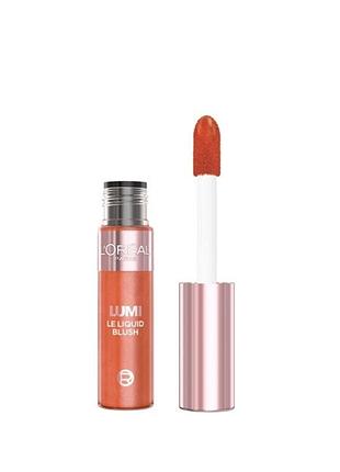 Рум'яна loreal paris blush of paradise 01 peach addict, 9 г