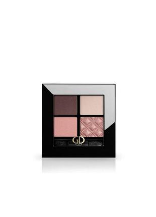 Тіні для вік 4-х кольорові ga-de idyllic eye shadow № 40 rose quartz (без дзеркала), 7г
