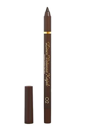 Олівець гелевий vivienne sabo liner virtuose kajal 02 - коричневий, 1.1 г