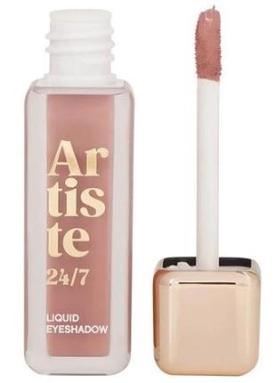 Тіні для повік vivienne sabo artiste 24/7 liquid eyeshadow 06 - matte brown, 5 мл