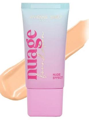 Тональний крем vivienne sabo nuage nude effect foundation №01, 25 мл