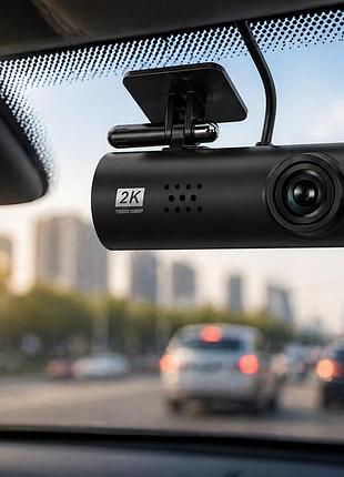 Автомобильный видеорегистратор full hd 1080p 170 градусов с wi-fi и экраном 3 дюйма черный / камера-регистратор для авто