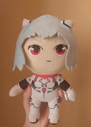 Плюш аянимми рей Евангон, плюшевая игрушка ayanami rei с аниме evangelion в хорошем состоянии
