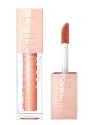 Блиск для губ maybelline new york lifter gloss з гіалуроновою кислотою 007 amber, 5.4 мл