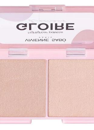 Палетка хайлайтерів для обличчя vivienne sabo gloire d'amour 02, 6 г