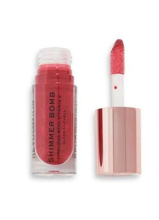 Блиск для губ makeup revolution shimmer bomb lip blaze, 4.6 г