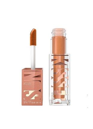 Рідкі рум'яна-хайлайтер із ефектом сяйва maybelline new york sunkisser blush 09 - midnight shimmer, 4.7 мл