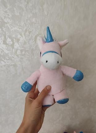Мягкая игрушка единорог розовый конек