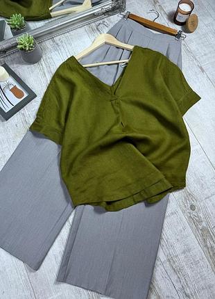 Блуза с содержанием льна от m&amp;s