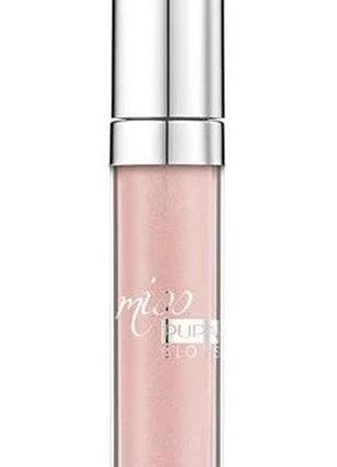 Блеск для губ pupa miss pupa gloss 102 sexy skin, 5 мл