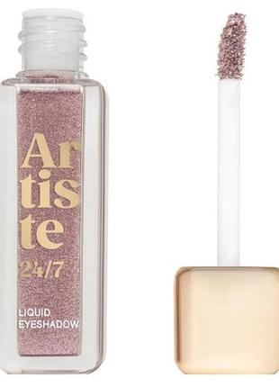 Тіні для повік vivienne sabo artiste 24/7 liquid eyeshadow 09 - cool pink satin, 5 мл