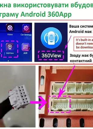Автомобильная система ночного видения кругового обзора 360 градусов с черно-белым изображением / пассивная камера для безопасного
