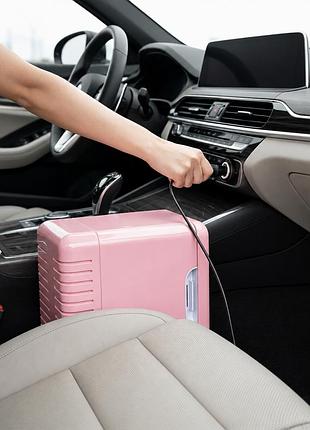 Портативный автохолодильник 5 л от прикуривателя 12v / компактный холодильник для охлаждения и нагрева
