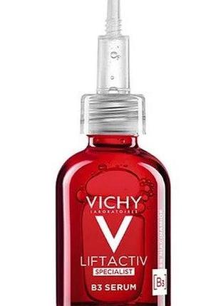 Сироватка vichy liftactiv specialist b3 serum проти пігментних плям та зморщок шкіри обличчя, 30 мл