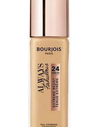 Тональна основа для обличчя bourjois always fabulous 24h extreme resist spf 20, 210 vanilla, 30 мл