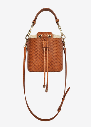 Сумочка bucket bag caramel
