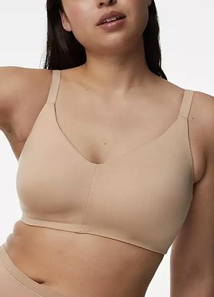 Бюстгальтер безшовний marks & spencer flexifit non wired full cup - t-shirt bra 90h