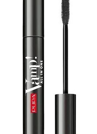 Туш для вій pupa vamp! all in one mascara 101 extra black, 9 мл