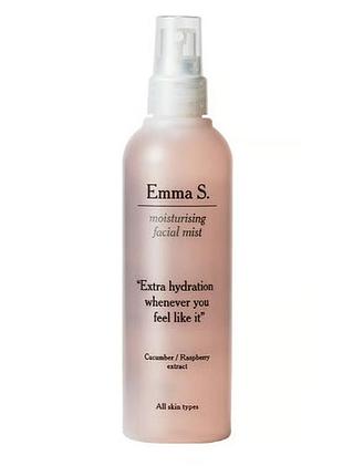 Міст для обличчя зволожуючий emma s. moisturising facial mist, 150 мл