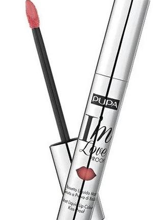 Матова рідка помада pupa i'm loveproof matt lip fluid 01 light rose, 2.7 мл
