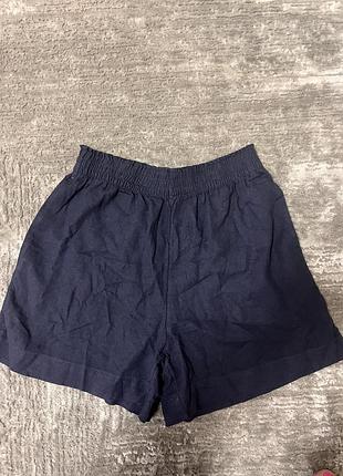 Лляні шорти h&m в ідеальному стані в розмірі xs