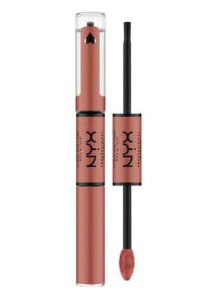 Помада-блиск для губ nyx professional makeup shine loud lip color 02 goal crusher, 2x3.4 мл