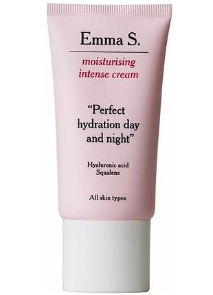 Увлажняющий дневной крем с гиалуроновой кислотой emma s.moisturising intense cream, 50 мл