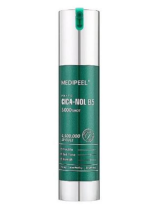Сироватка-пілінг для чутливої ​​та проблемної шкіри обличчя medipeel phyto cica-nol b5 3000 shot serum, 50 мл