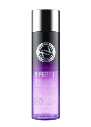 Антивіковий тонер пептидний enough 8 peptide sensation pro balancing toner, 130 мл