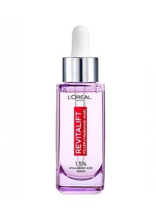 Сироватка антивікова l'oreal paris revitalift філлер [ha] з гіалуроновою кислотою для шкіри обличчя, 30 мл