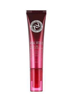 Крем із вітамінами для шкіри навколо очей enough real vita 8 complex pro bright up eye cream, 30 мл