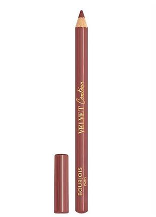 Контурний олівець bourjois velvet contour lip liner11 funky brown, 1.14 г