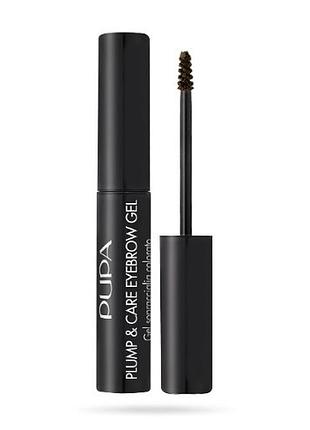 Гель для брів plump & care eyebrow gel 002 brown, 3 мл