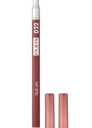 Олівець для губ pupa true lips 022 plump brown, 1.2 г