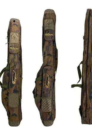 Сумка-органайзер boyaby для удилищ hl rod bag 135 см лесный камуфляж осень