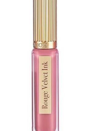 Жидкая матовая помада для губ bourjois rouge velvet ink liquid lipstick 04 mauve sweet mauve, 3.5 мл