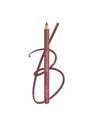 Контурний олівець bourjois velvet contour lip liner 33 rose water, 1.14 г