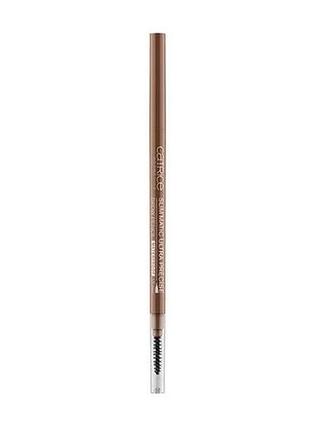 Водостійкий карандаш для брів catrice slim'matic ultra precise brow pencil waterproof 025 warm brown, 0,05 г