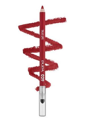 Олівець для губ pupa true lips 029 fire red, 1.2 г