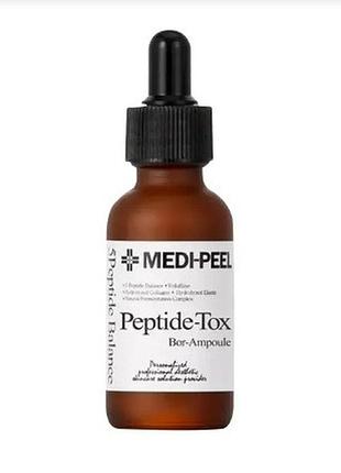 Пептидна сироватка з ефектом ботоксу medi-peel peptide-tox bor ampoule, 30 мл