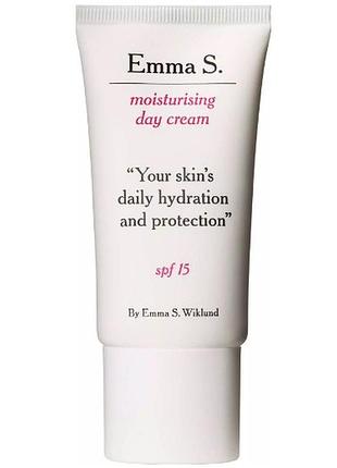 Зволожуючий денний крем з гіалуроновою кислотою moisturising day cream spf 15 emma s., 50 мл